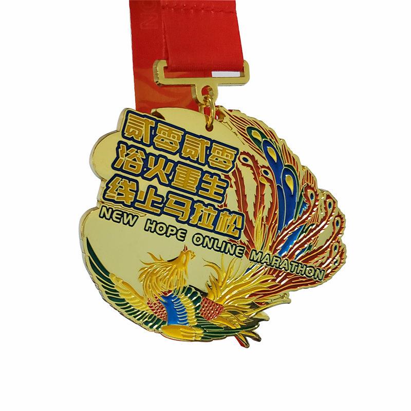 Zinc alloy medal