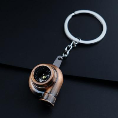 Spinning Turbo Schlüsselanhänger Custom Metall Autoteil Auto Geschenk Schlüsselanhänger
