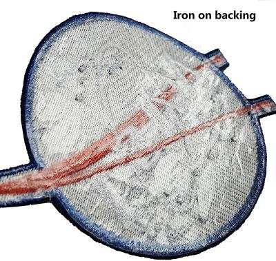 NASA Space Patches benutzerdefinierte gestickte Eisen-auf-Weltraum-Logo-Aufnäher