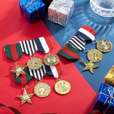 Kostümzubehör Armee Militäroffizier Medaillen

