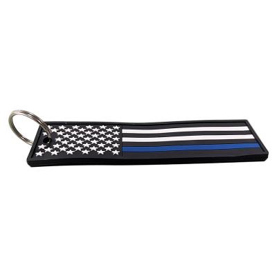 Schlüsselanhänger mit amerikanischer Flagge aus Gummi